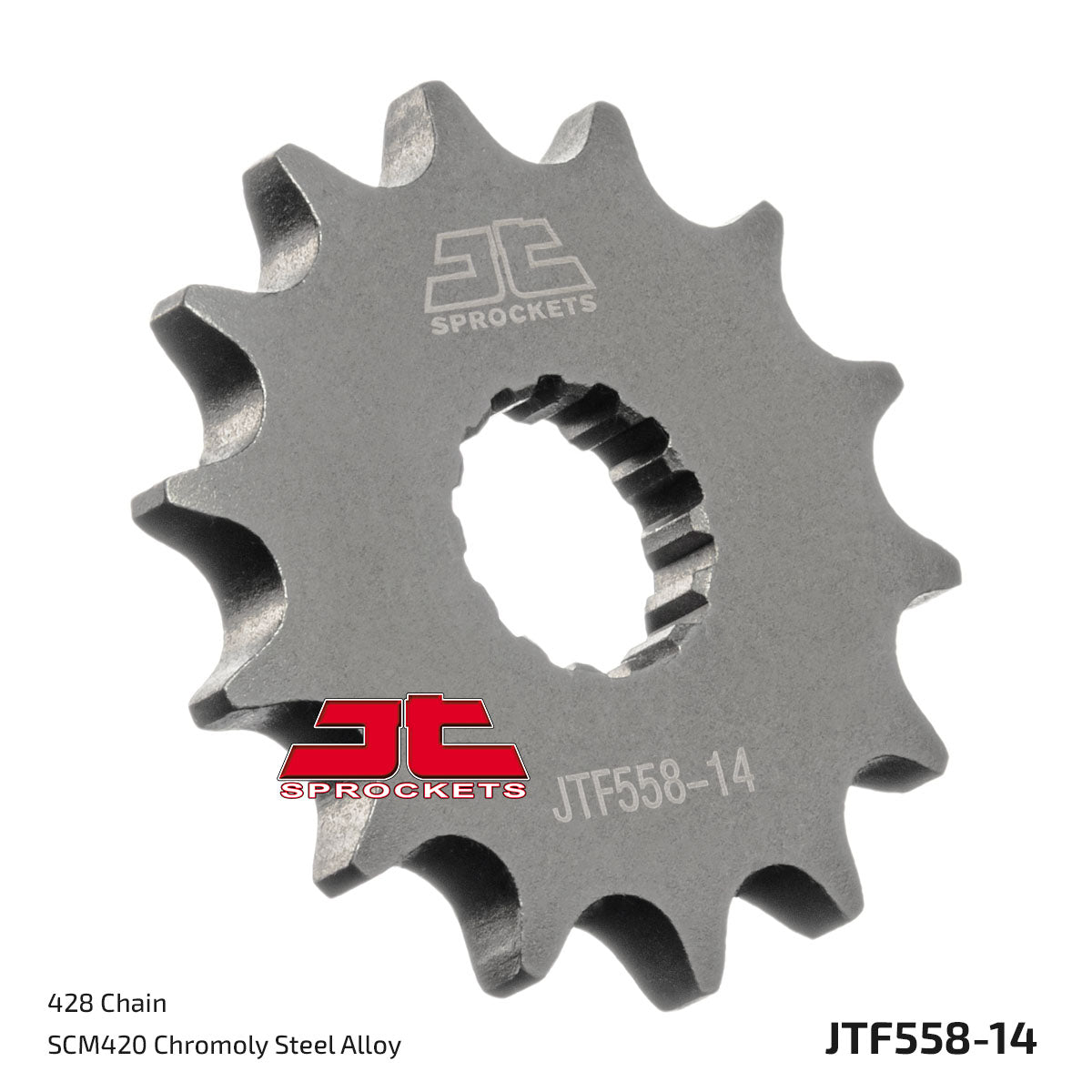 JT Sprockets Eesmine hammasratas JTF558.14, 14z, samm 428