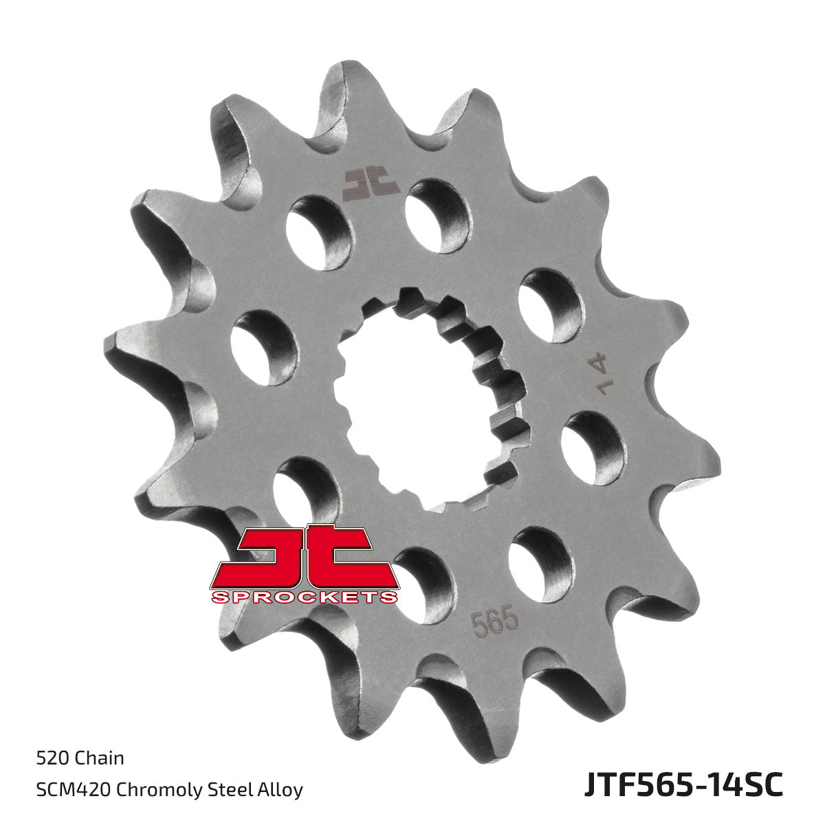 JT Sprockets Eesmine hammasratas JTF565.14SC, 14z, samm 520, isepuhastuv