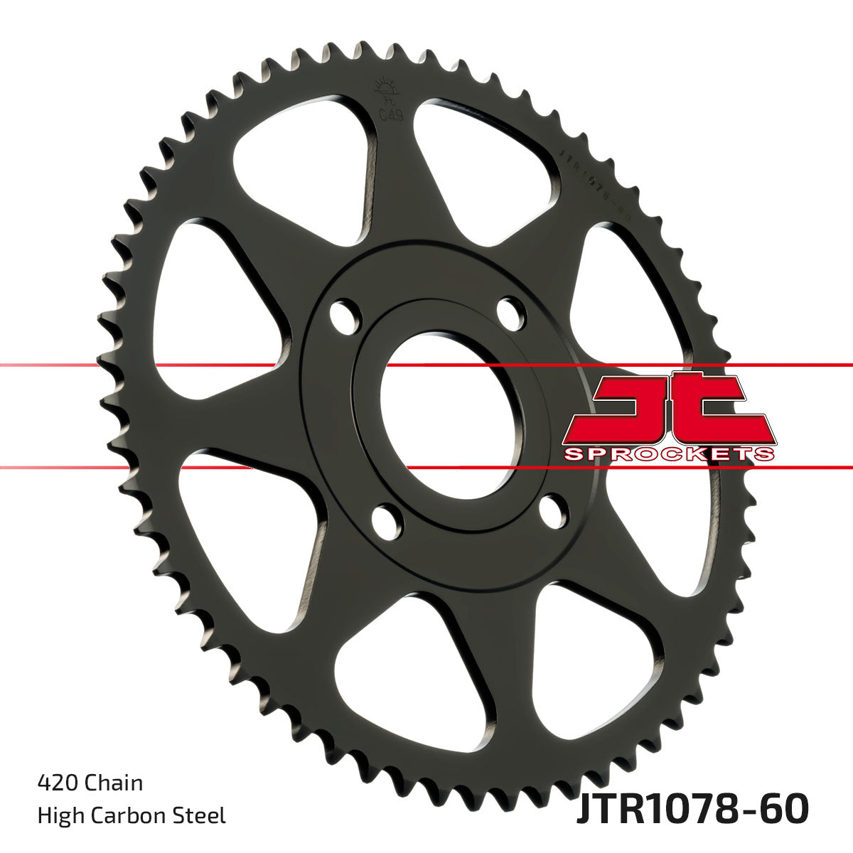 JT Sprockets Tagumine hammasratas JTR1078.60, 60z, samm 420