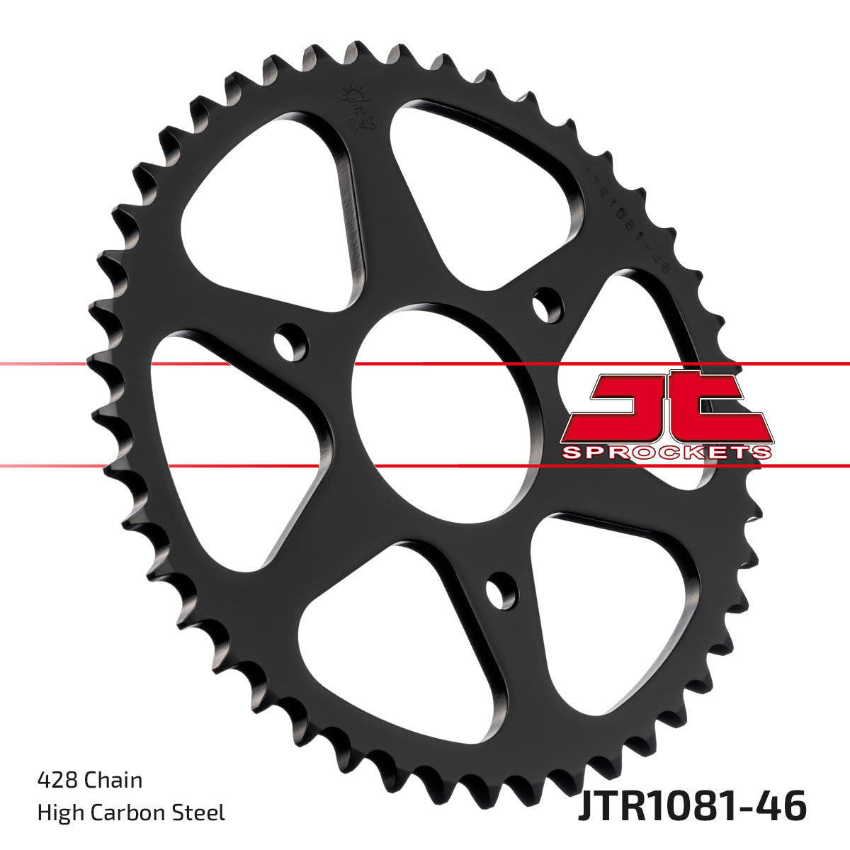 JT Sprockets Tagumine hammasratas JTR1081.46, 46z, samm 428