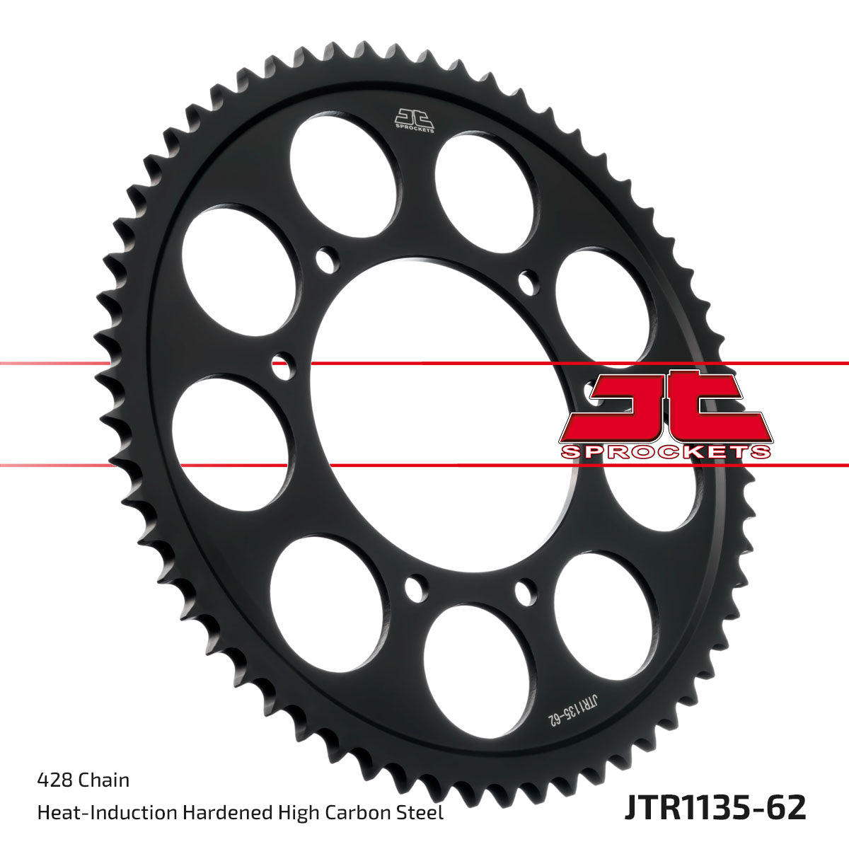 JT Sprockets Tagumine hammasratas JTR1135.62, 62z, samm 428
