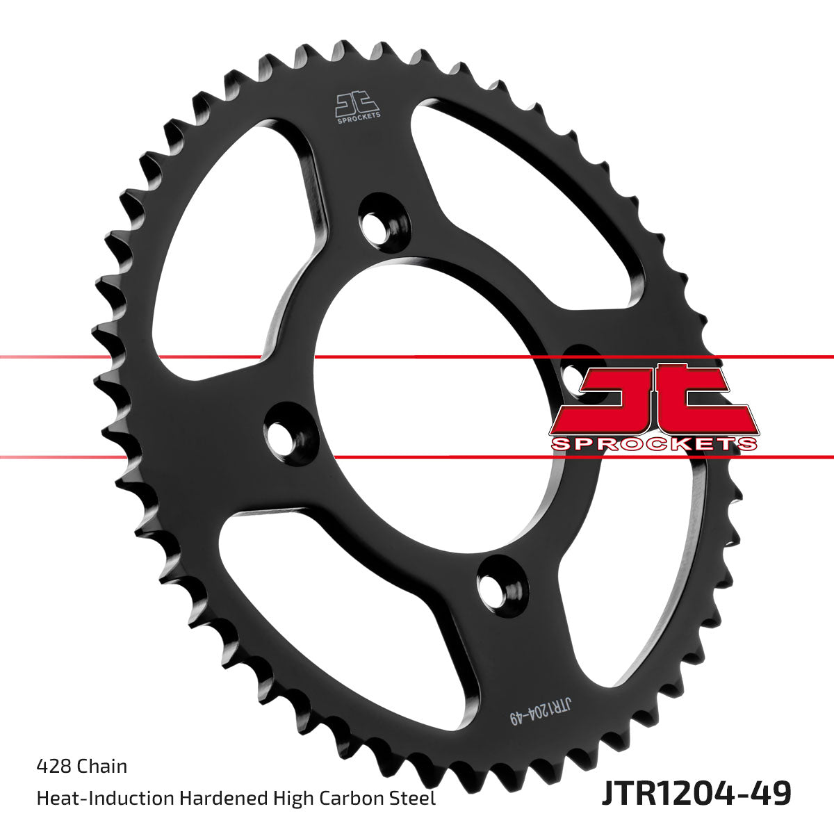 JT Sprockets Tagumine hammasratas JTR1204.49, 49z, samm 428