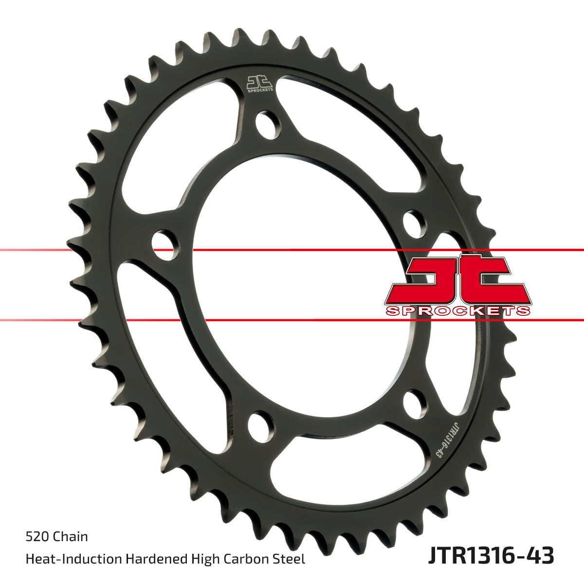 JT Sprockets Tagumine hammasratas JTR1316.43, 43z, samm 520