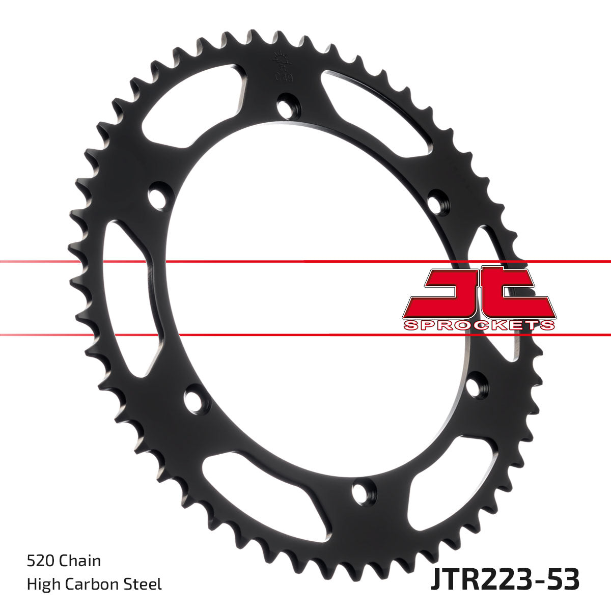 JT Sprockets Tagumine hammasratas JTR223.53, 53z, samm 520
