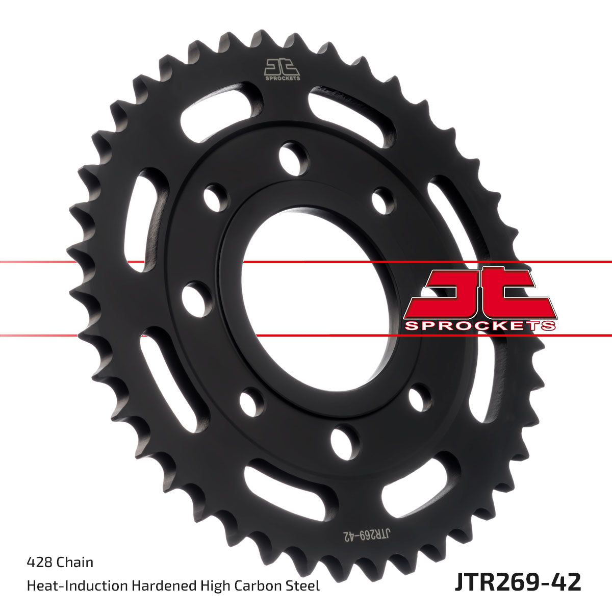 JT Sprockets Tagumine hammasratas JTR269.42, 42z, samm 428