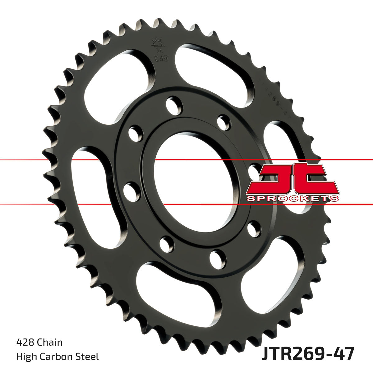 JT Sprockets Tagumine hammasratas JTR269.47, 47z, samm 428