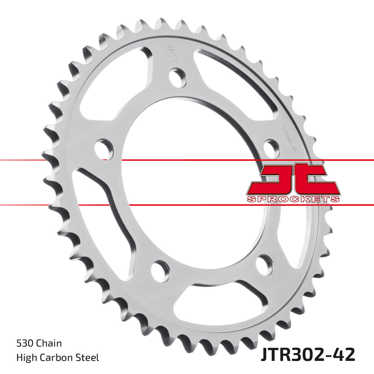 JT Sprockets Tagumine hammasratas JTR302.42, 42z, samm 530
