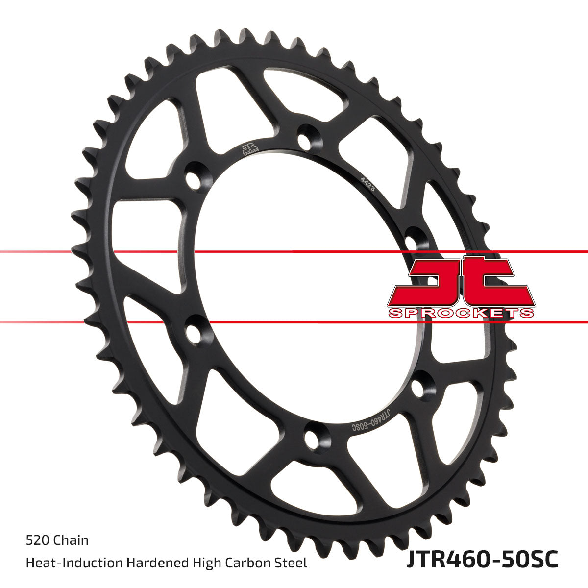 JT Sprockets Tagumine hammasratas JTR460.50SC, 50z, samm 520, isepuhastuv