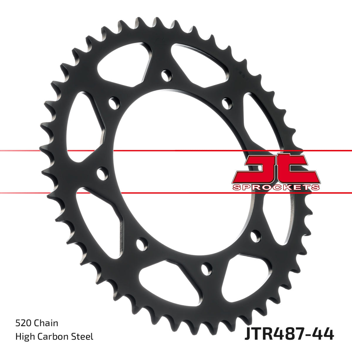 JT Sprockets Tagumine hammasratas JTR487.44, 44z, samm 520