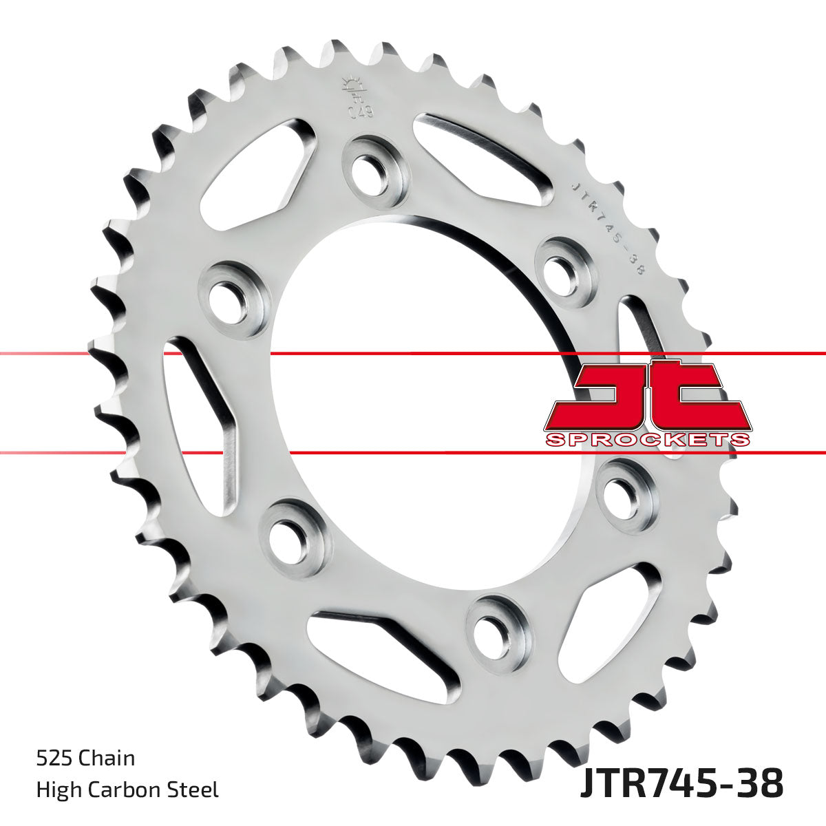 JT Sprockets Tagumine hammasratas JTR745.38, 38z, samm 525