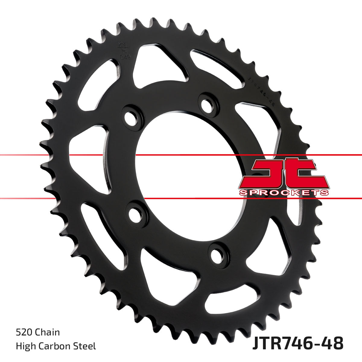 JT Sprockets Tagumine hammasratas JTR746.48, 48z, samm 520