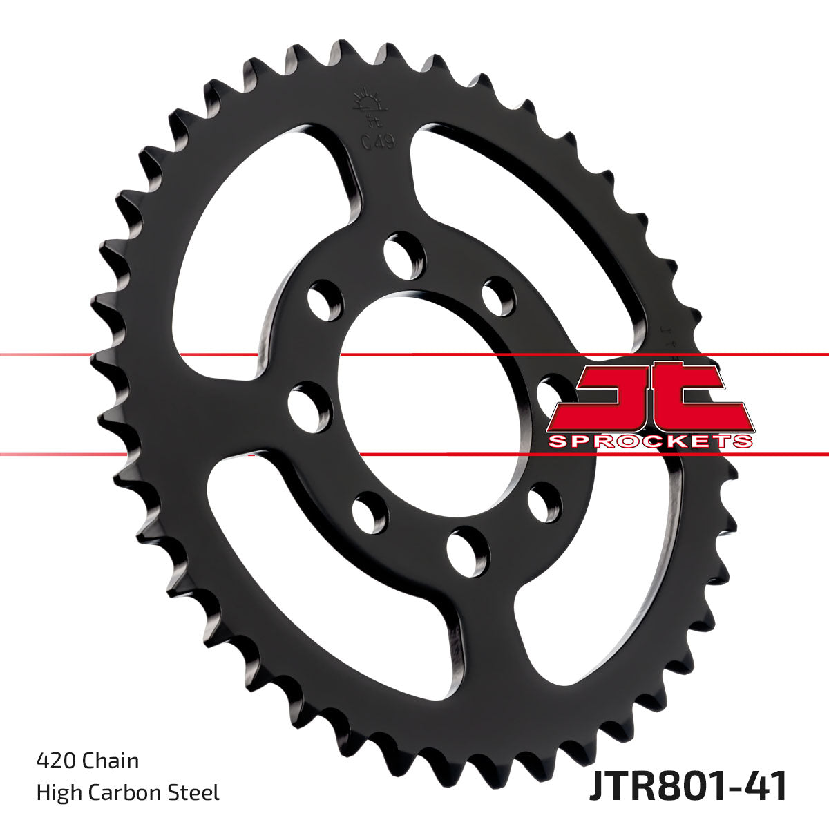 JT Sprockets Tagumine hammasratas JTR801.41, 41z, samm 420