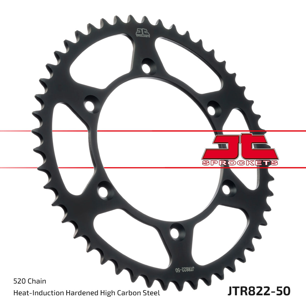 JT Sprockets Tagumine hammasratas JTR822.50, 50z, samm 520