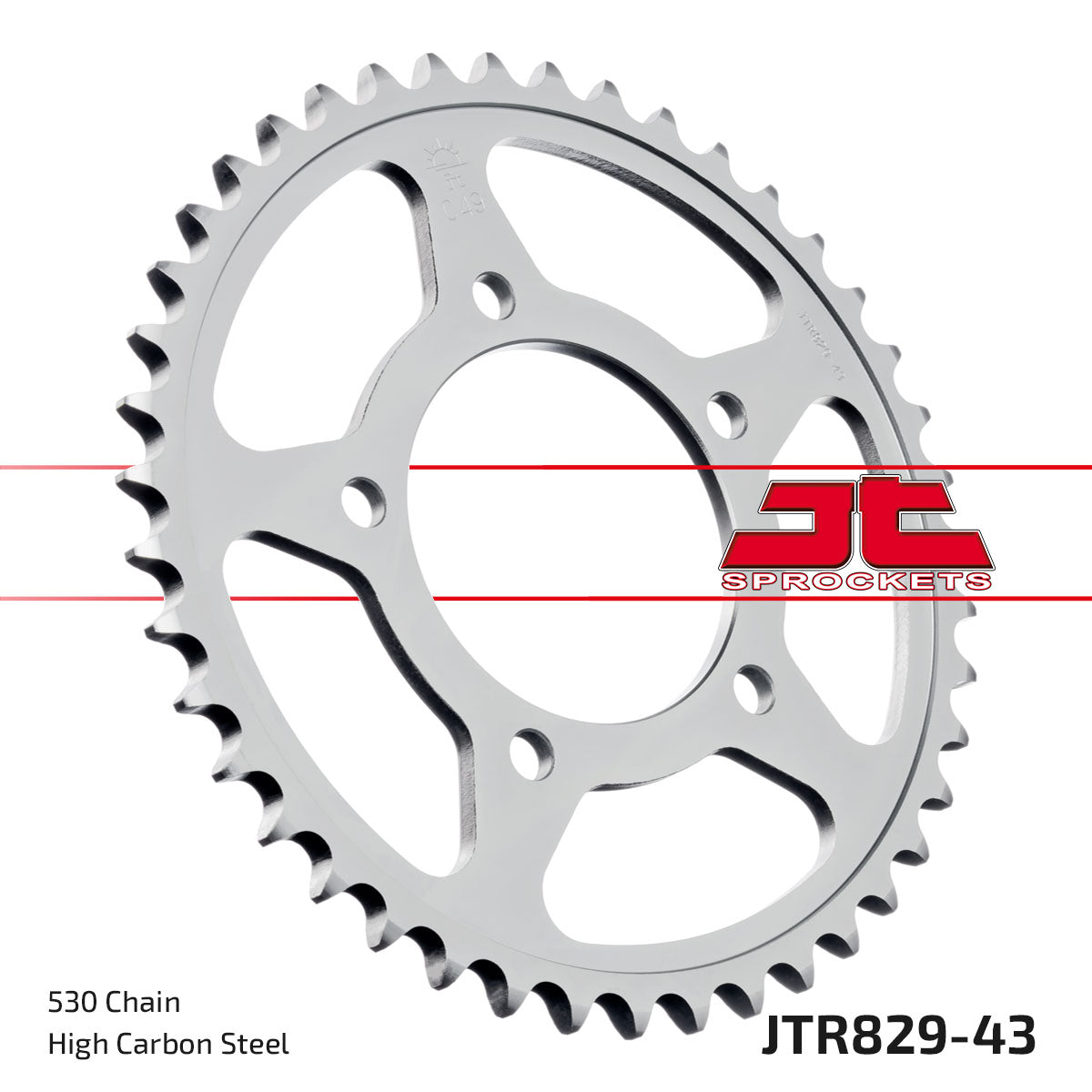 JT Sprockets Tagumine hammasratas JTR829.43, 43z, samm 530