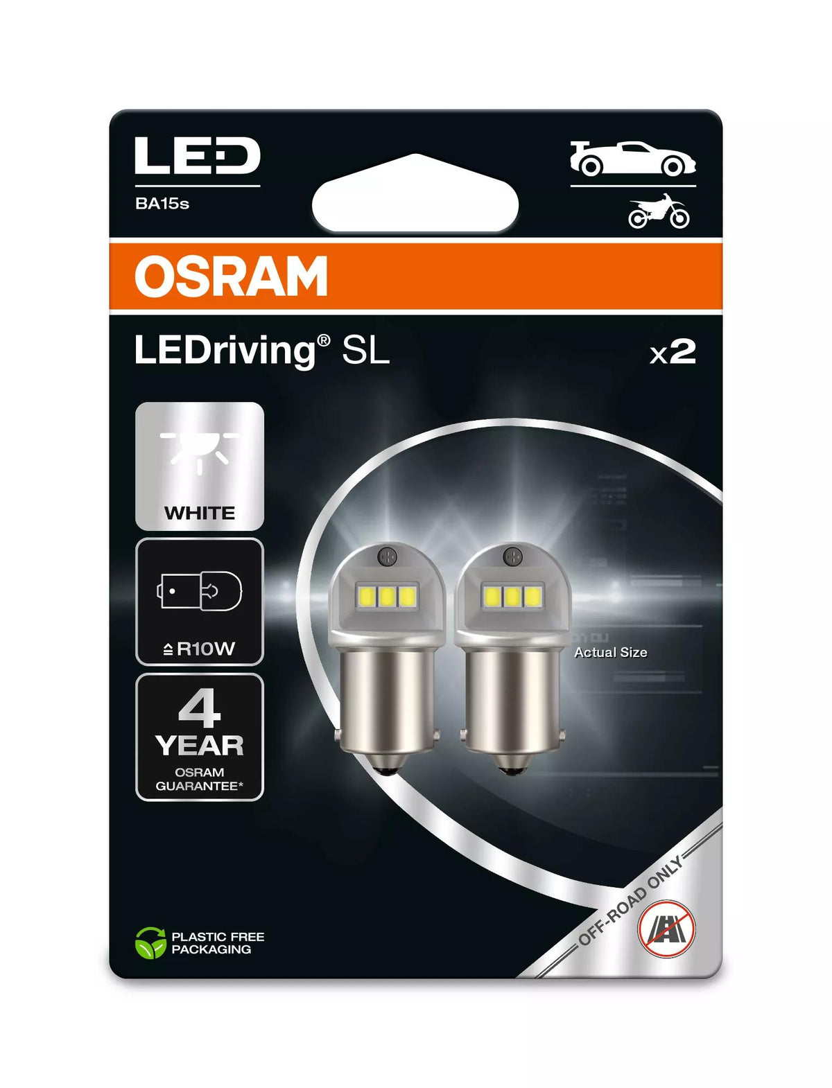 OSRAM LEDriving SL R10W 12 V 1 W LED-signaalpirn