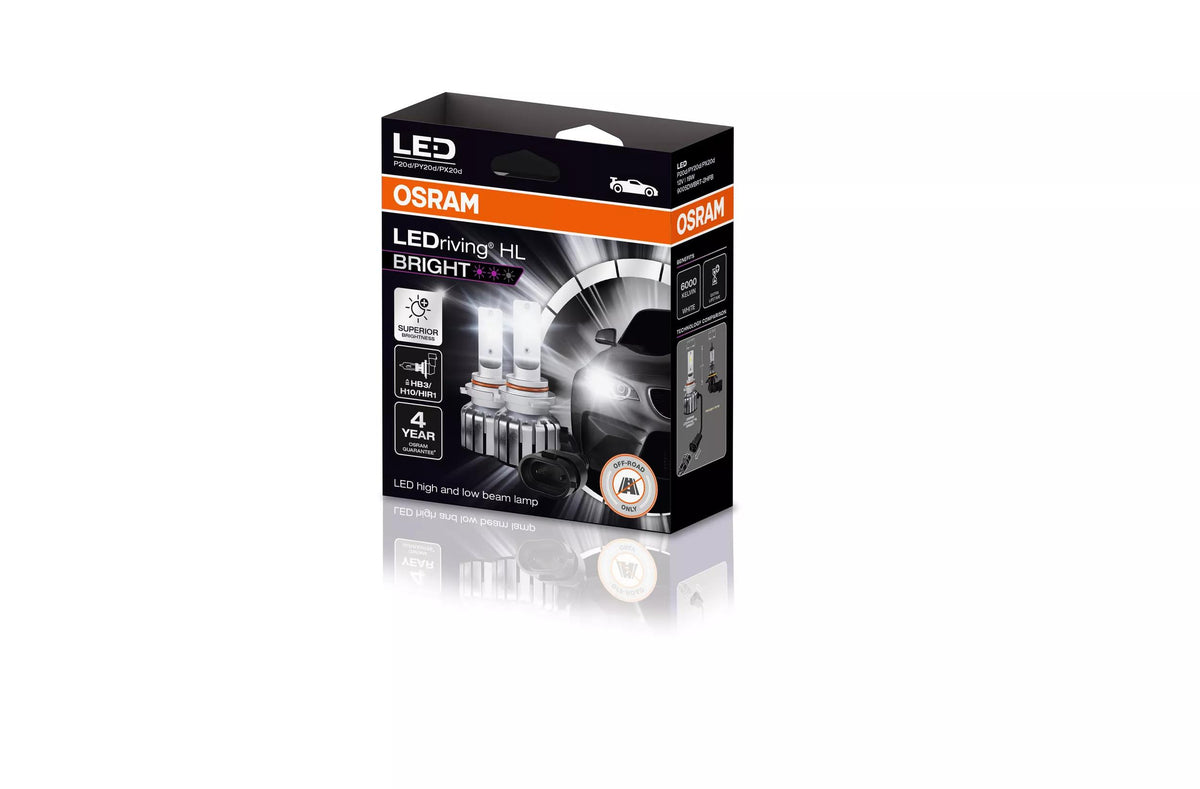 OSRAM LEDriving HL BRIGHT HB3/H10/HIR1 12 V 19 W LED-pirn