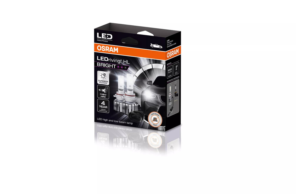 OSRAM LEDriving HL BRIGHT HB4/HIR2 12 V 19 W LED-pirn