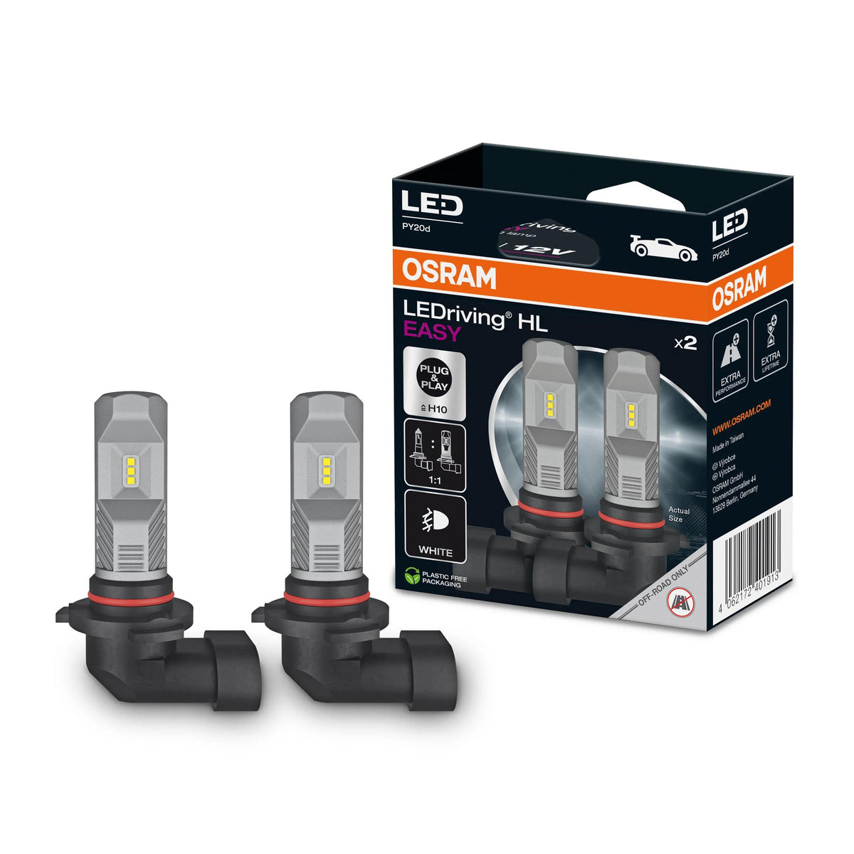 OSRAM LEDriving HL EASY H10 12 V 8 W LED-pirn