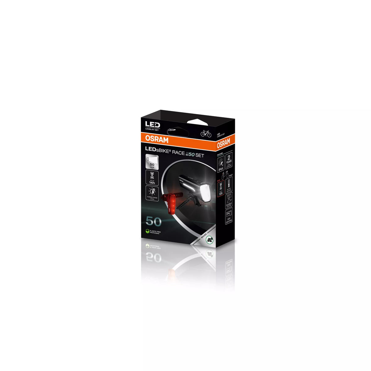 OSRAM LEDsBIKE RACE 50 SET jalgrattatuli
