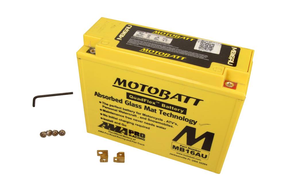 Motobatt Mootorratta aku 12V 20,5Ah 230A, plusspool paremal