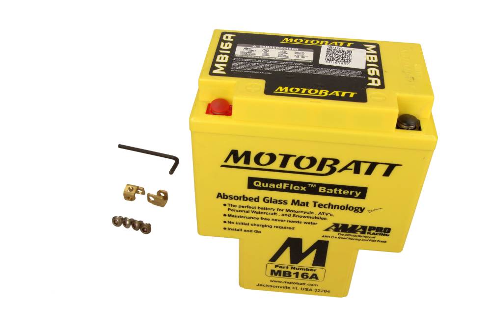 Motobatt Mootorratta aku 12V 20,5Ah 230A, plusspool paremal