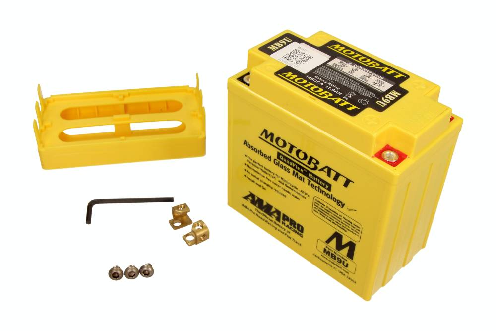 Motobatt Mootorratta aku 12V 11Ah 140A, plusspool paremal