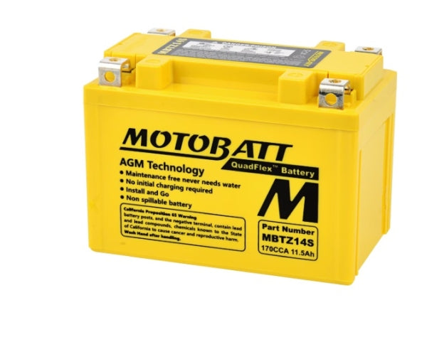 Motobatt Mootorratta aku 12V 11,5Ah 170A, plusspool paremal