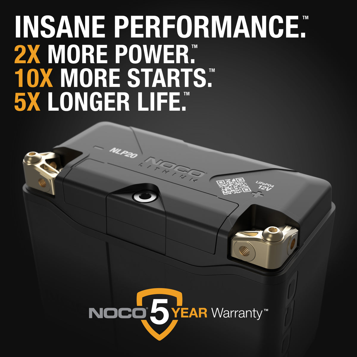 NOCO NLP20 liitiumaku 12 V 600 A, BCI rühm 20