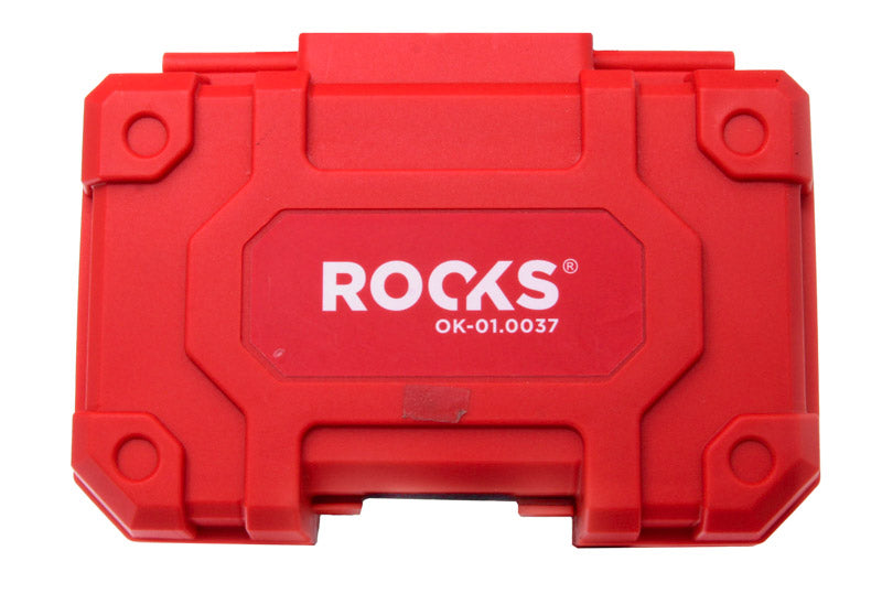 ROOKS Tööriistakomplekt löökkruvikeerajale MASTER-TORQUE 1/4″ 37 osa