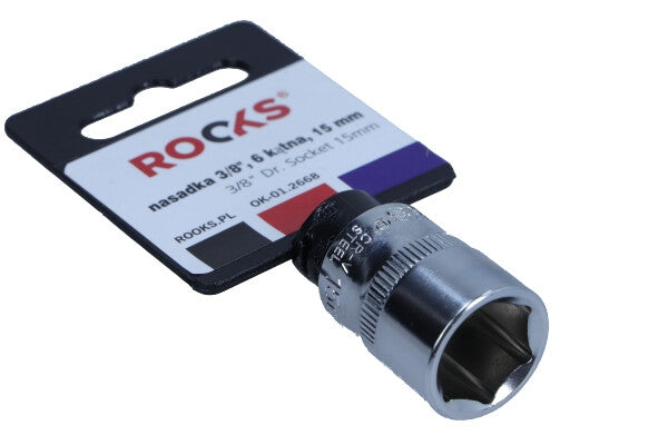 ROOKS Padrun 3/8″ 6-kantne 15 mm
