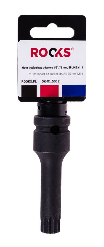 ROOKS Löökotsakupesa 1/2″ 75 mm SPLINE M 14