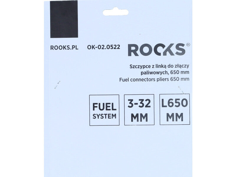 ROOKS Trossiga tangid kütuseühendustele 650 mm