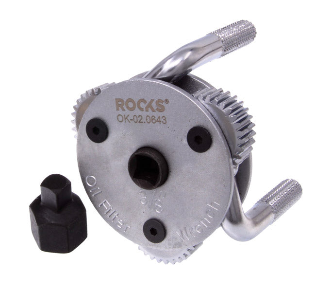 ROOKS Kolmeharaline võti õlifiltritele 70-130 mm 3/8″