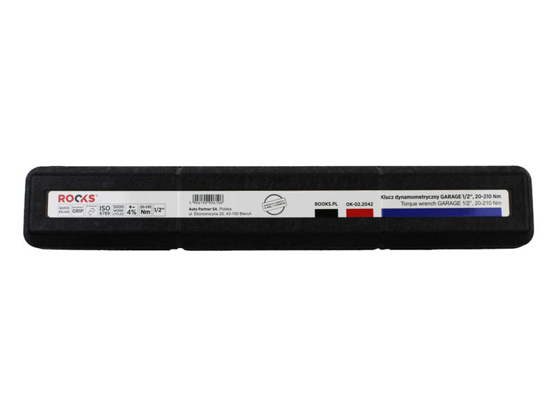 ROOKS Momentvõti GARAGE kahesuunaline 1/2″ 20-210 Nm