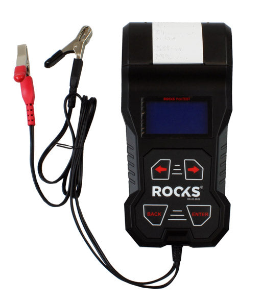 ROOKS Akutester printeriga 6 / 12 / 24 V 40-2000 CCA