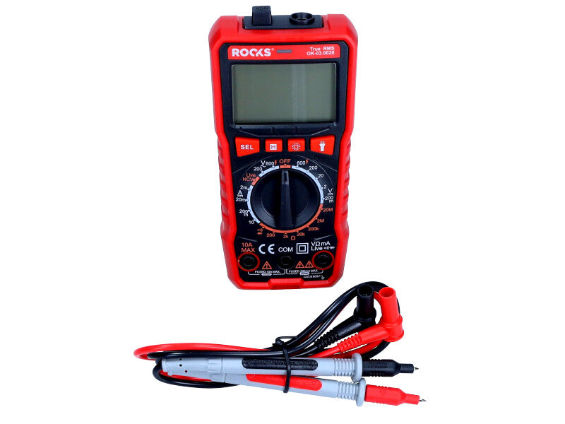 ROOKS Digitaalne multimeeter BASIC LED-NCV SYSTEM