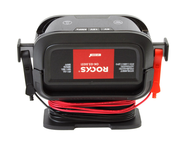 ROOKS Elektrooniline akulaadija UP-ZERO 6/12 V 15 A LCD