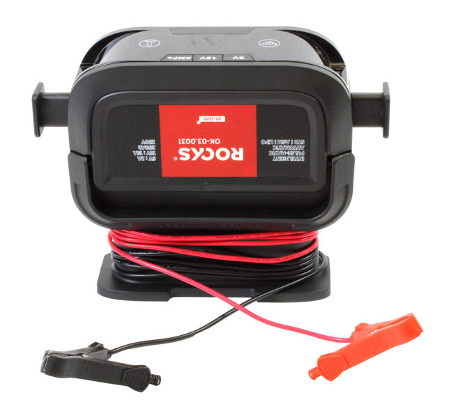 ROOKS Elektrooniline akulaadija UP-ZERO 6/12 V 15 A LCD