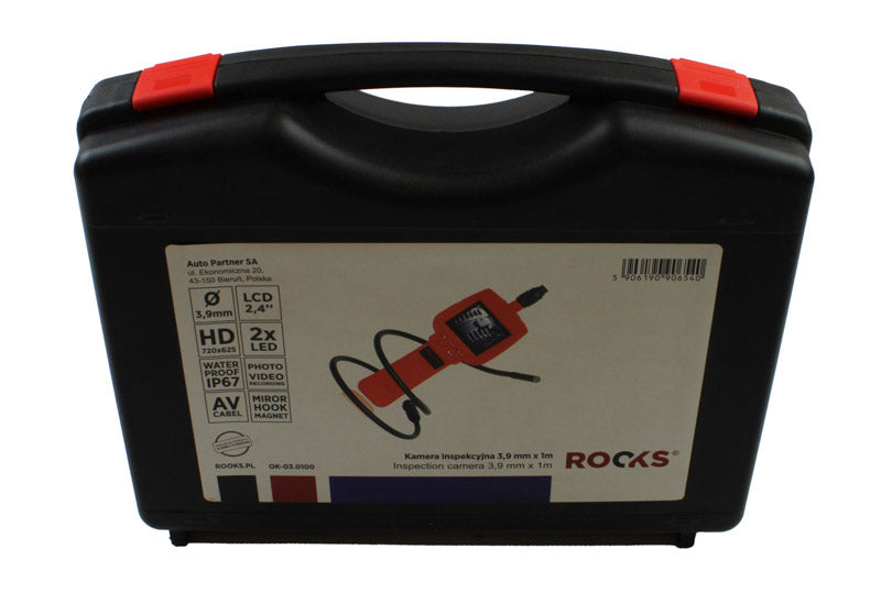ROOKS Inspektsioonikaamera 3,9 mm x 1000 mm