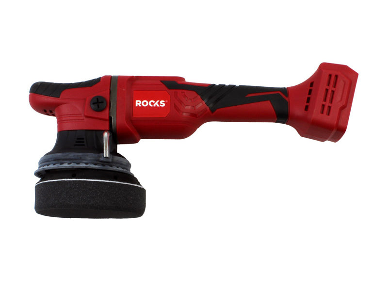 ROOKS 20 V AQ-ONE poleerimismasin DUAL-ACTION 125 mm x 15 mm 2100-5000 p/min, kompl. 4 Ah akuga