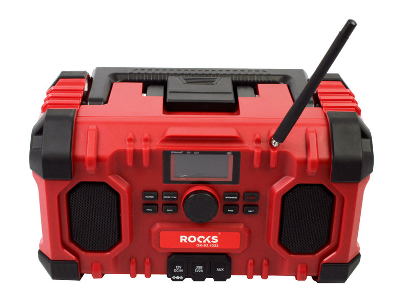 ROOKS 20V AQ-ONE raadio MUSIC WORK BT DAB+ 15W 2Ah
