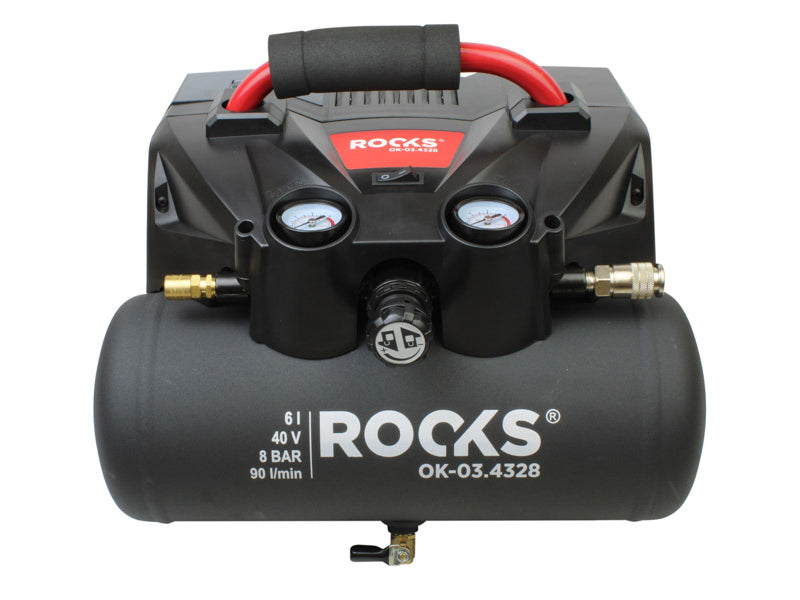 ROOKS 20V AQ-ONE kompressor 6l 1 hj 8 BAR 36V, ilma tarvikuteta