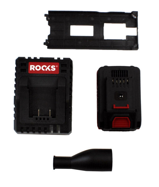 ROOKS 20V AQ-ONE tikksaag 500-3000 rpm 19 mm, kompl. 2Ah akuga