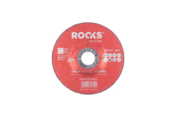 ROOKS Metalli lihvketas INOX STRONG 125×6,5×22,2 T27