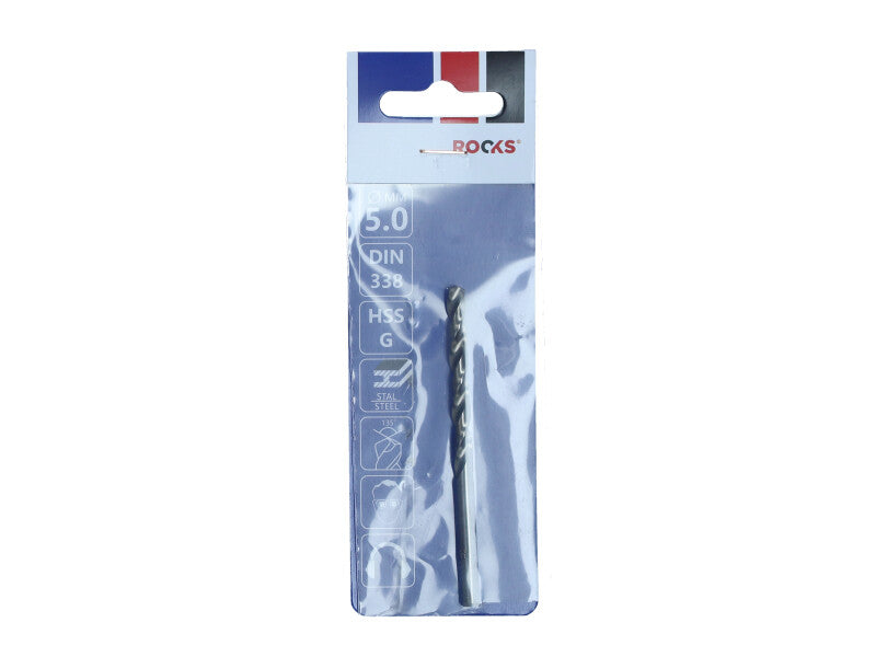 ROOKS Metallipuur PRO ∅ 5,0 mm HSS G 900 N/mm2 DIN 338