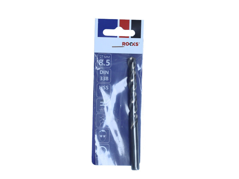 ROOKS Metallipuur PRO ∅ 8,5 mm HSS G 900 N/mm2 DIN 338