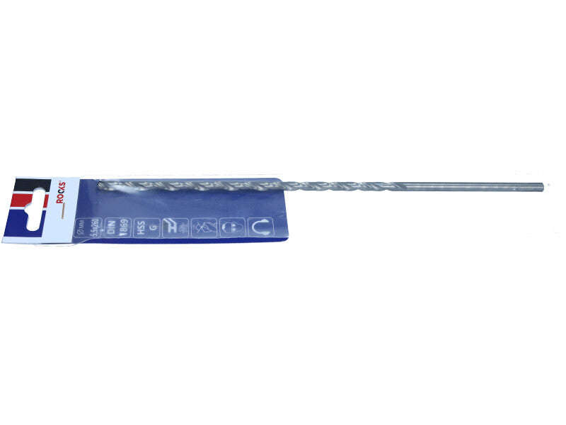 ROOKS Metallipuur XXL ∅ 5,5 x 260 mm HSS G 900 N/mm2 DIN 1869