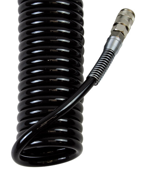 ROOKS PU spiraalne suruõhuvoolik liitmikega 12 x 8 mm 15 m