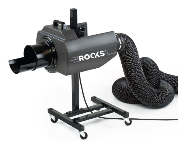ROOKS Mobiilne heitgaaside väljatõmbeseade 430 m3/h 0,37 kW Ø 120 mm 230 V
