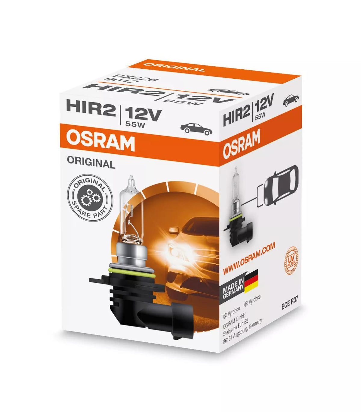 OSRAM ORIGINAL LINE HIR2 12 V 55 W halogeenpirn